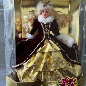 Vintage 1996 Happy Holidays Barbie Doll Special Edition